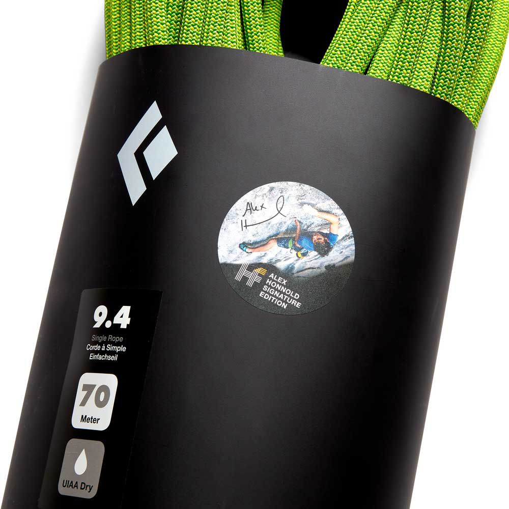 Black Diamond 9.4 Dry Climbing Rope – Honnold Edition product image