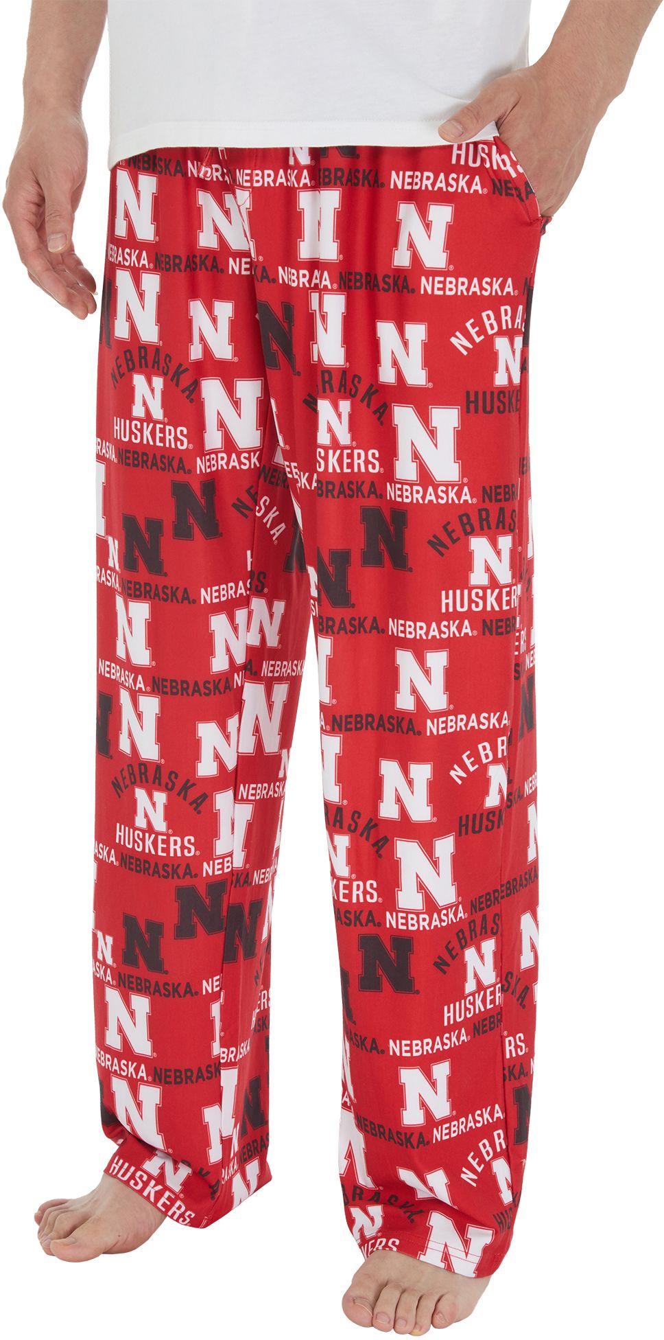 Concepts Sport Men's Nebraska Cornhuskers Scarlet Flagship Sleep Pants product image
