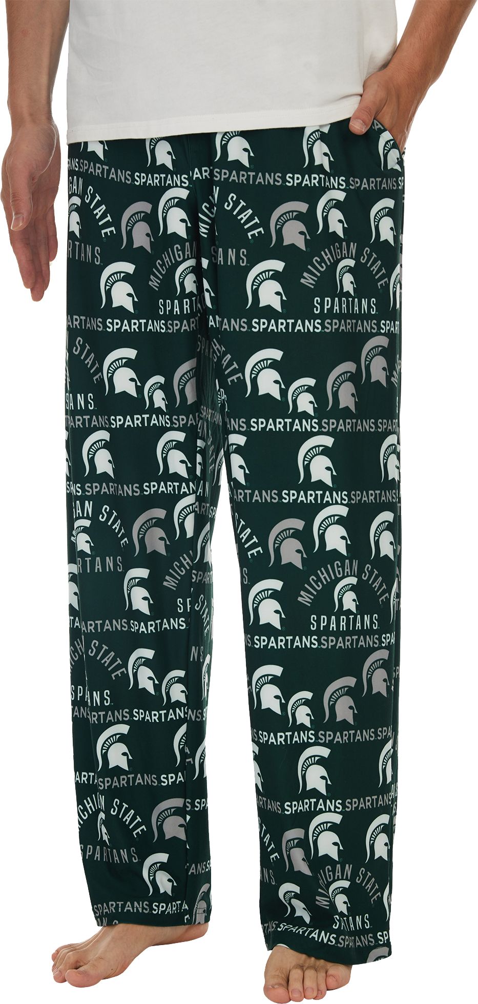 Concepts Sport Men's Michigan State Spartans Green Flagship Sleep Pants product image