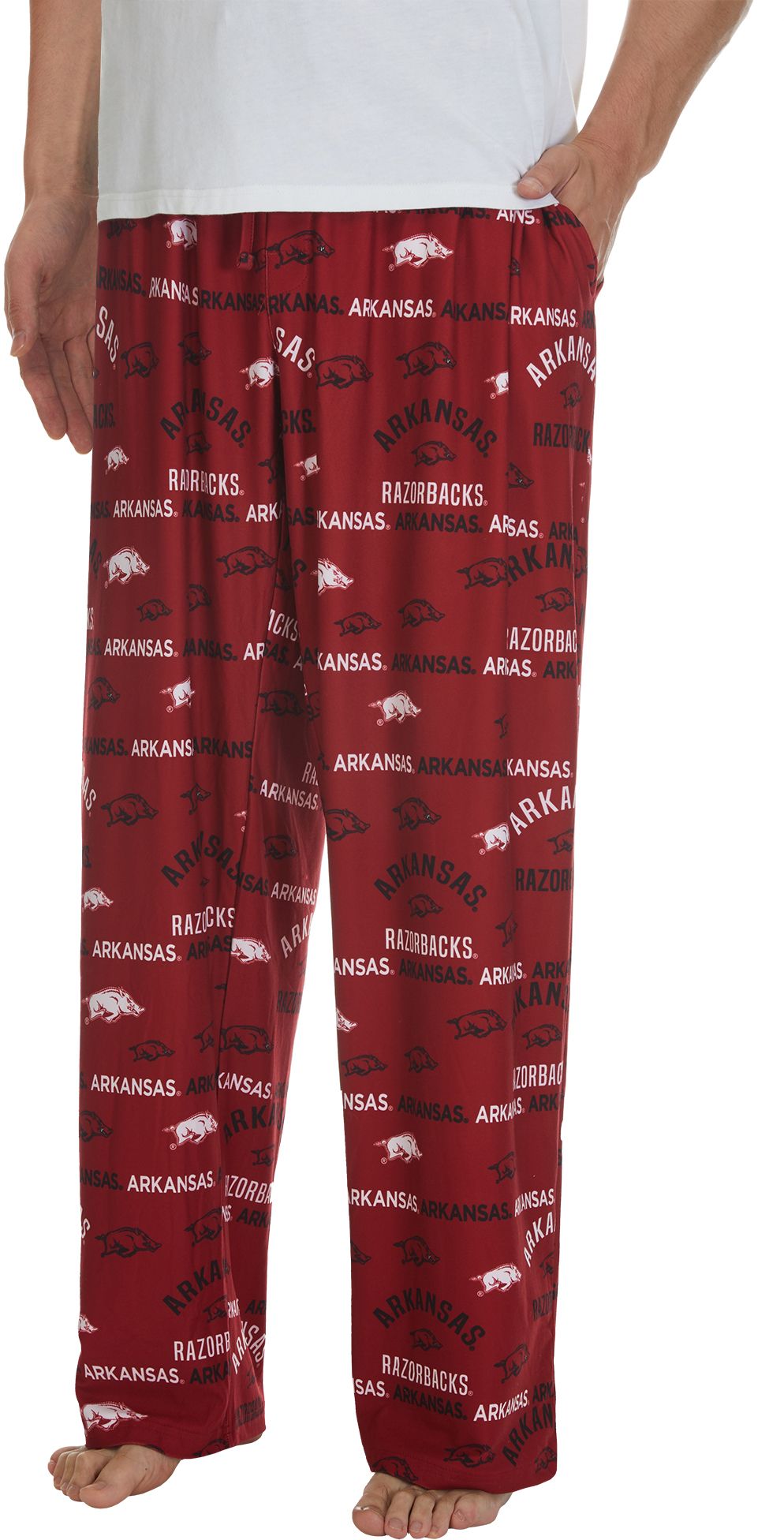 Concepts Sport Men's Arkansas Razorbacks Cardinal Flagship Sleep Pants product image