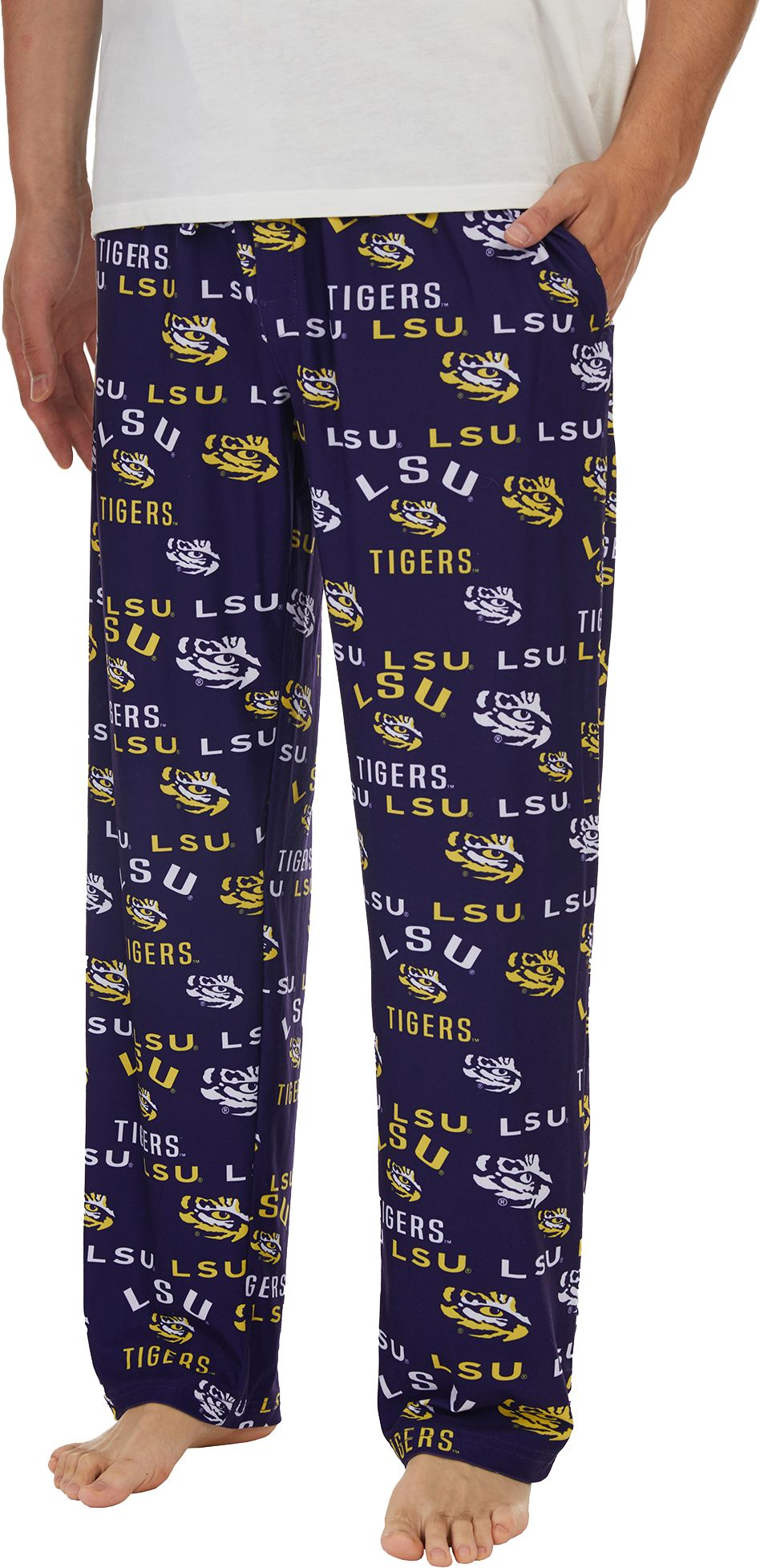 Concepts Sport Men's LSU Tigers Purple Flagship Sleep Pants product image