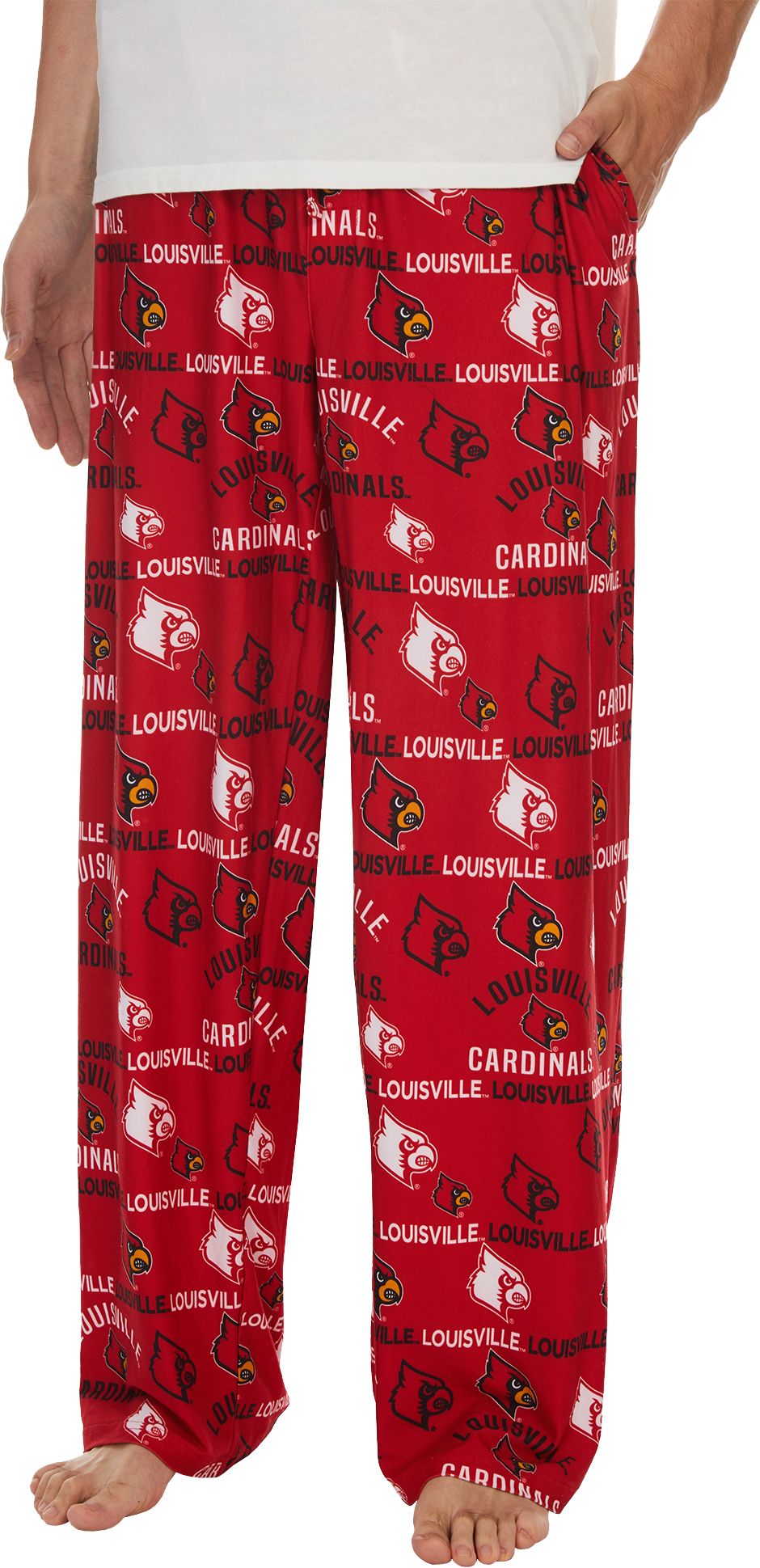 Concepts Sport Men's Louisville Cardinals Cardinal Red Flagship Sleep Pants product image