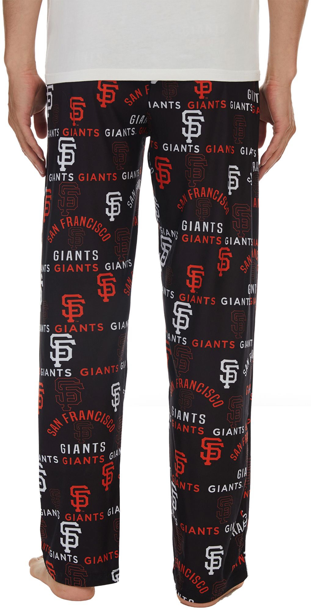 Concepts Men's San Francisco Giants Black Flagship All Over Print Pants product image