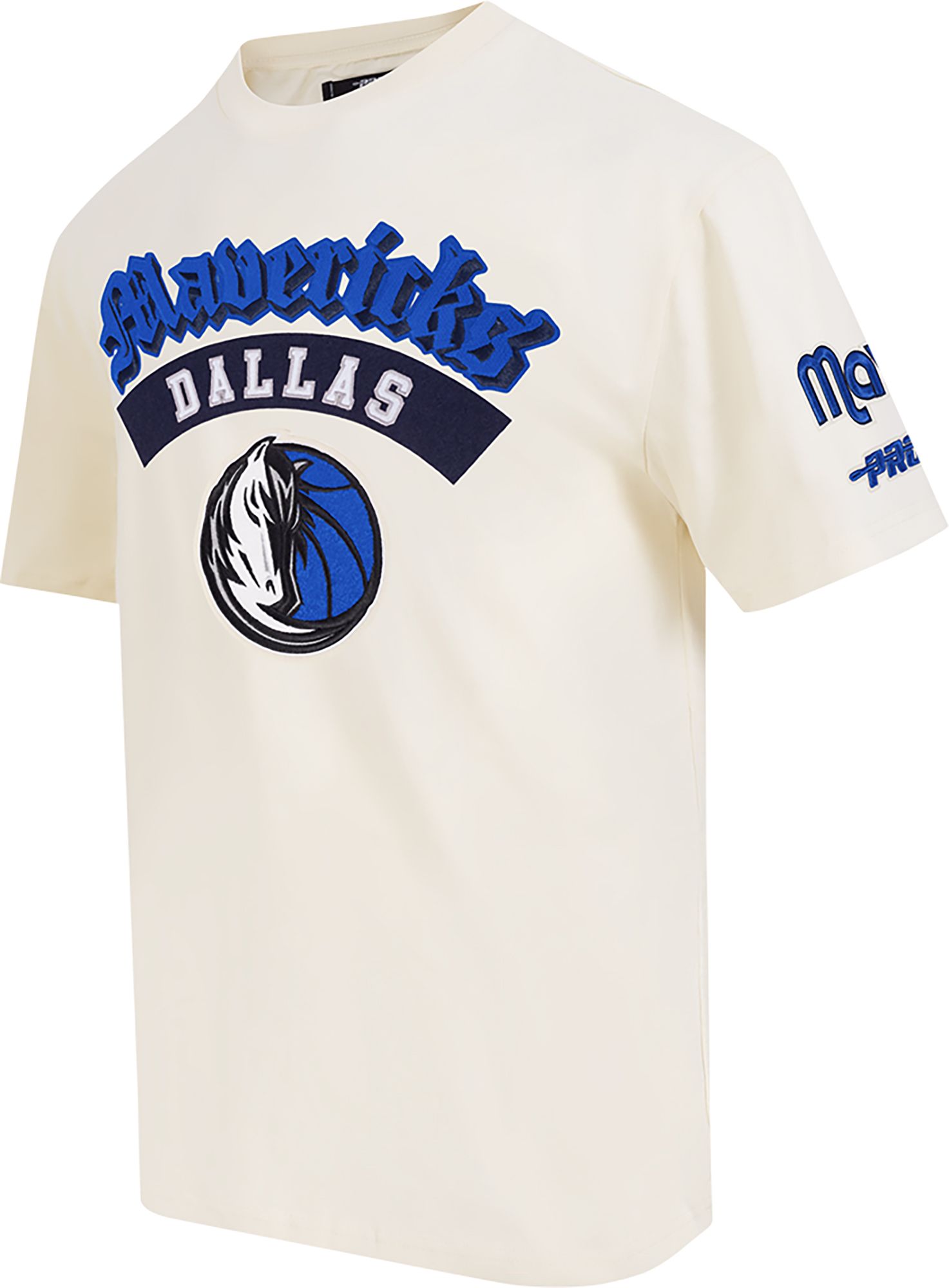 Pro Standard Men's Dallas Mavericks Cream Best Of Drop Shoulder T-Shirt product image