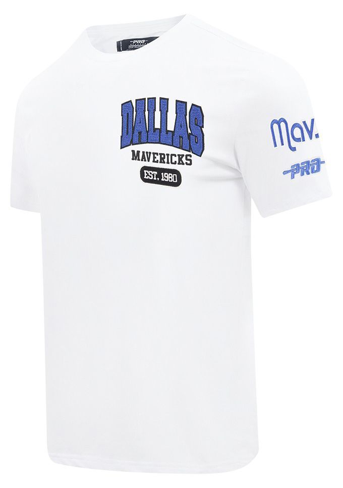 Pro Standard Men's Dallas Mavericks White City Arch T-Shirt product image
