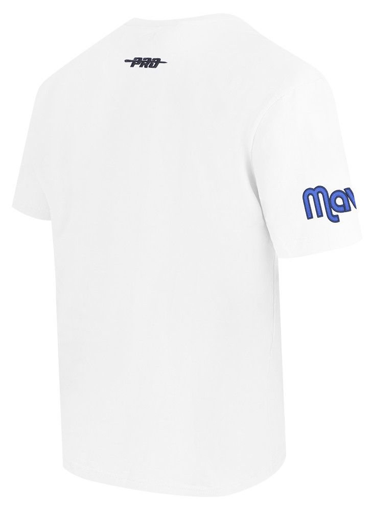 Pro Standard Men's Dallas Mavericks White Fire And Roses Washed T-Shirt product image