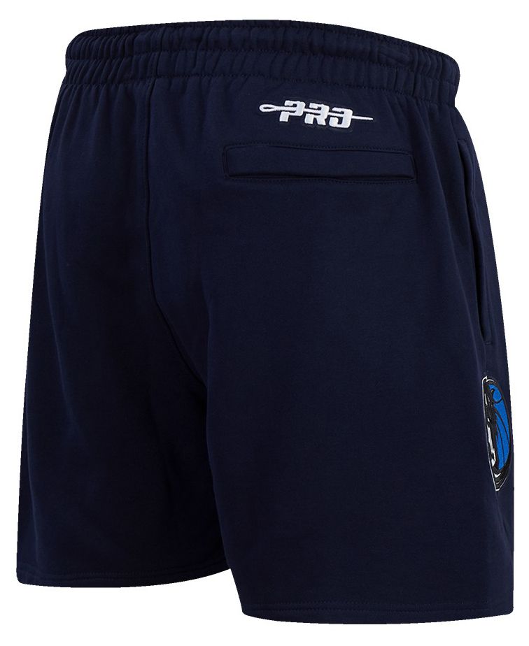 Pro Standard Men's Dallas Mavericks Navy City Arch Fleece Short product image