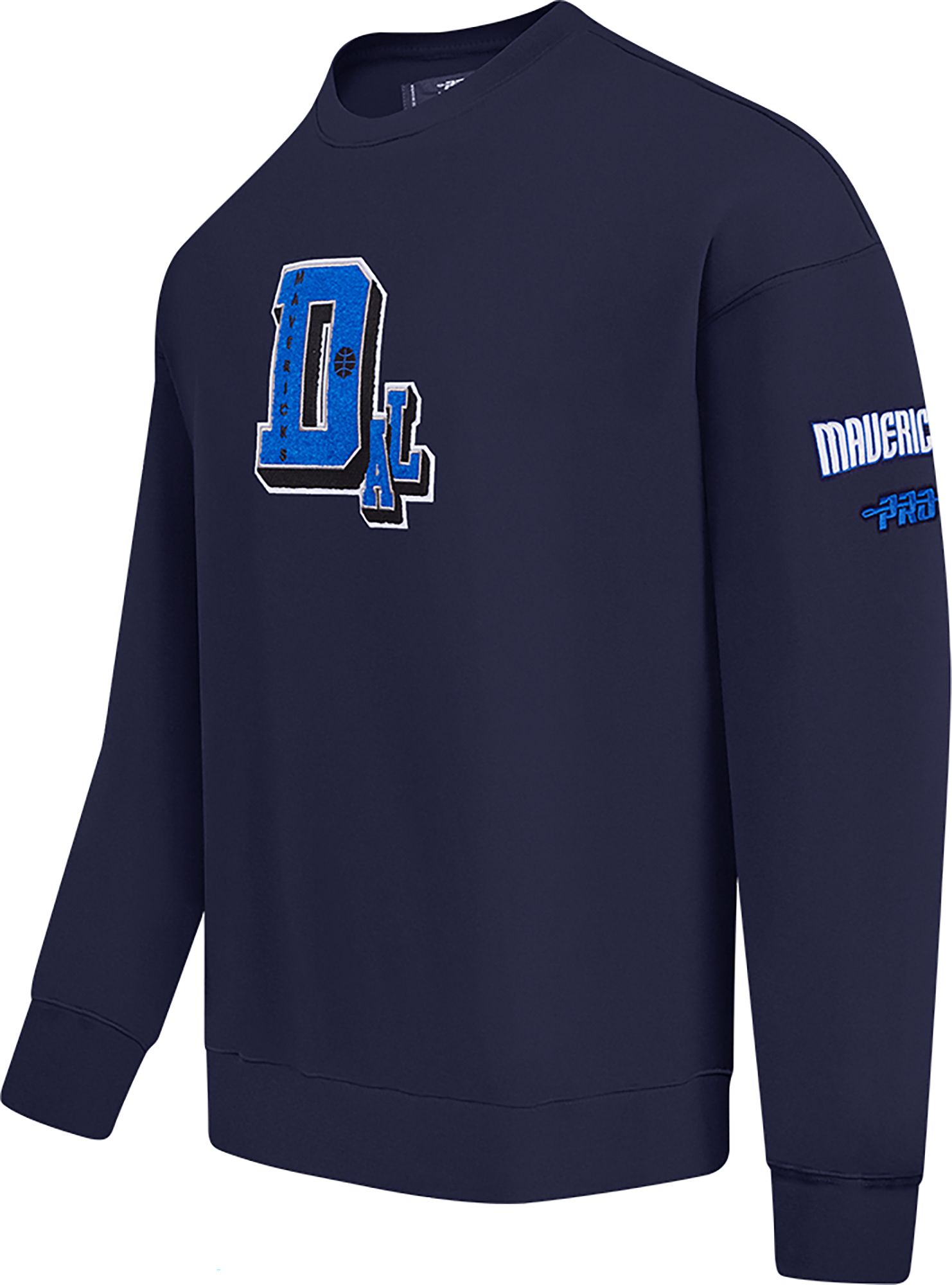 Pro Standard Men's Dallas Mavericks Navy Best Of Crew Pullover Sweatshirt product image