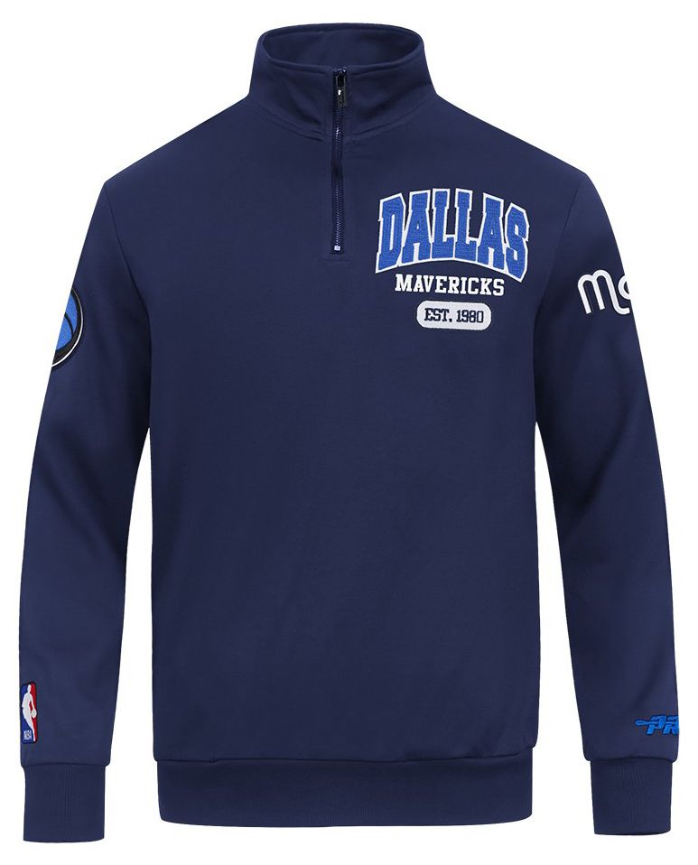 Pro Standard Men's Dallas Mavericks Navy City Arch 1/4 Zip product image