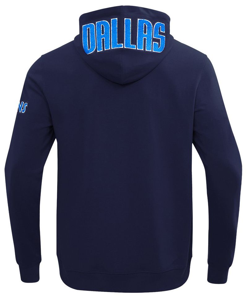 Pro Standard Men's Dallas Mavericks Navy Classic Chenille Full-Zip Hoodie product image