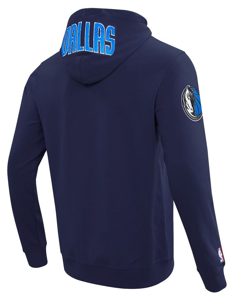 Pro Standard Men's Dallas Mavericks Navy Classic Chenille Full-Zip Hoodie product image