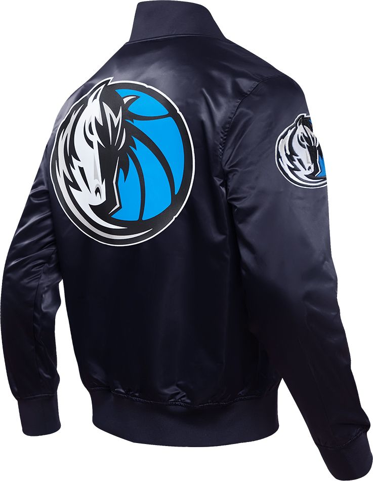 Pro Standard Men's Dallas Mavericks Navy Logo Satin Jacket product image