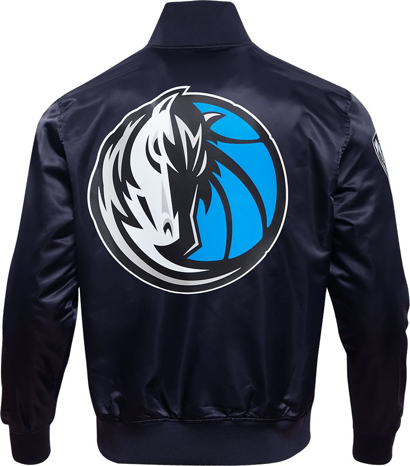 Pro Standard Men's Dallas Mavericks Navy Logo Satin Jacket product image