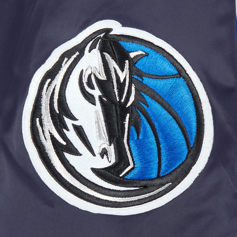 Pro Standard Men's Dallas Mavericks Navy Logo Satin Jacket product image