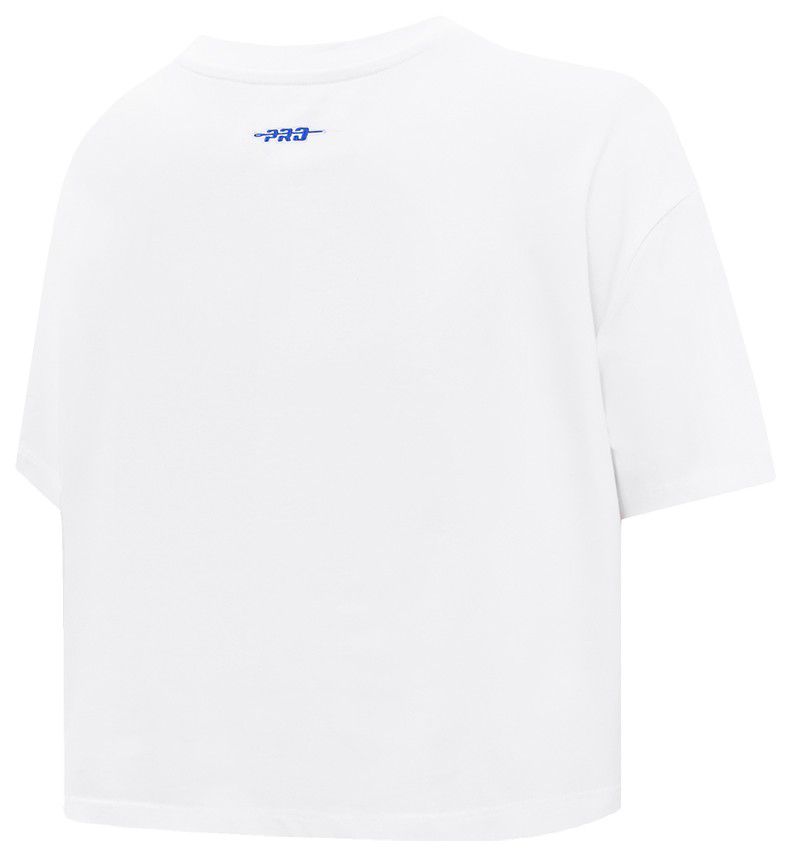 Pro Standard Women's Dallas Mavericks White Sketchbook Boxy T-Shirt product image