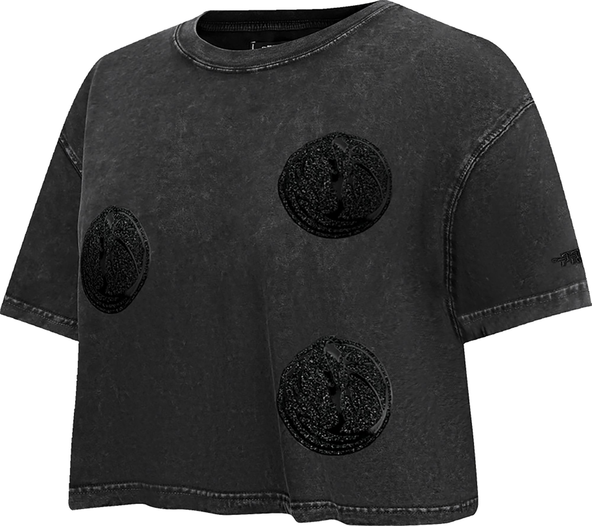 Pro Standard Women's Dallas Mavericks Black Crystalline Boxy Short Sleeve T-Shirt product image