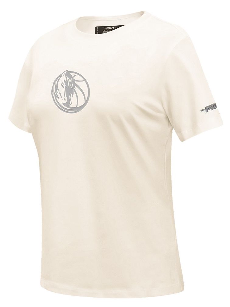 Pro Standard Women's Dallas Mavericks Off White Street Team Slim Fit T-Shirt product image