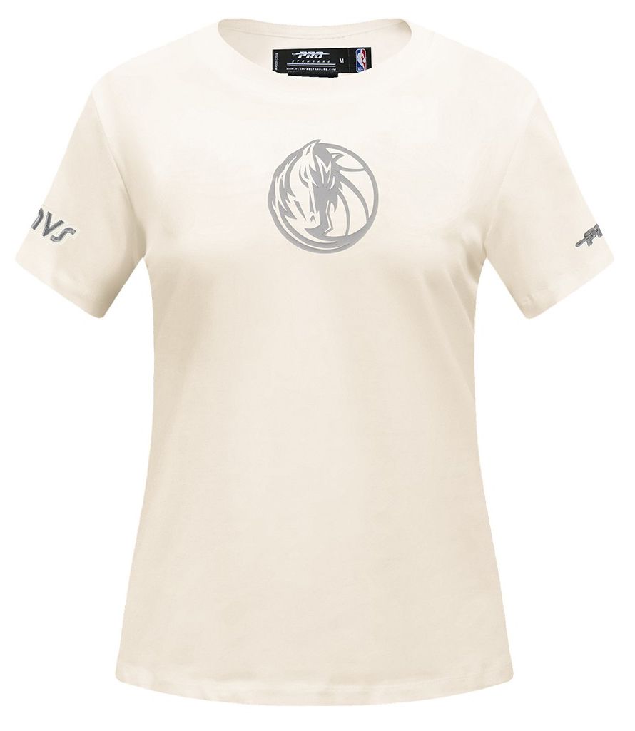 Pro Standard Women's Dallas Mavericks Off White Street Team Slim Fit T-Shirt product image