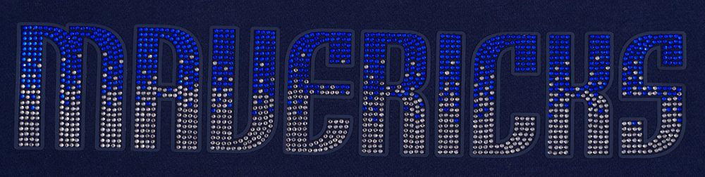 Pro Standard Women's Dallas Mavericks Jewel Fleece Crewneck Sweatshirt product image