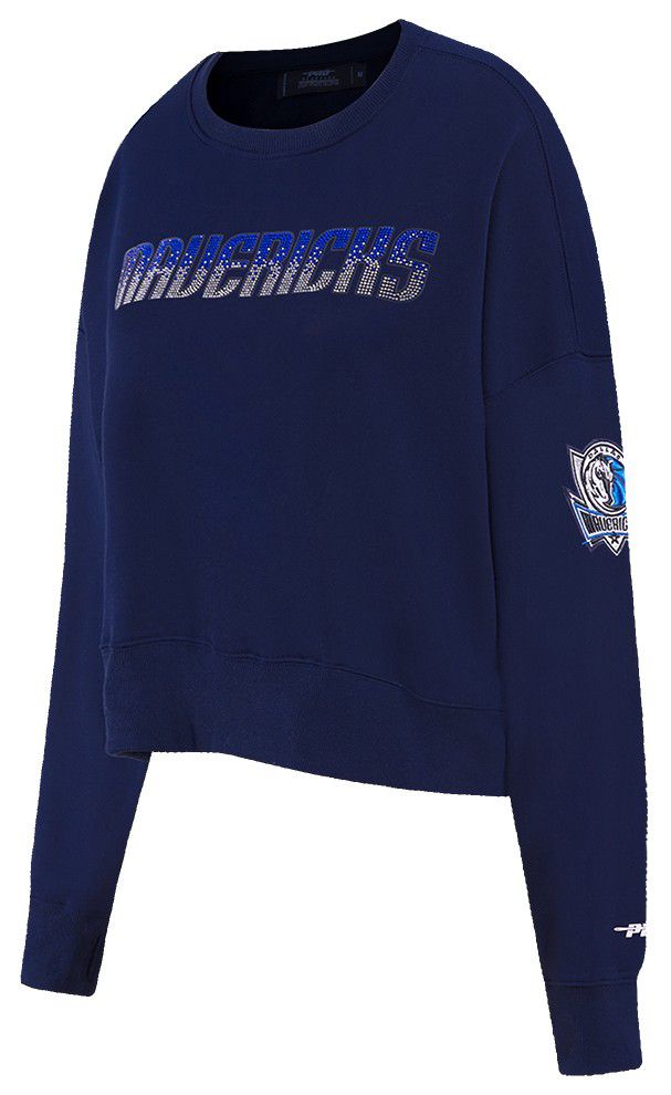 Pro Standard Women's Dallas Mavericks Jewel Fleece Crewneck Sweatshirt product image