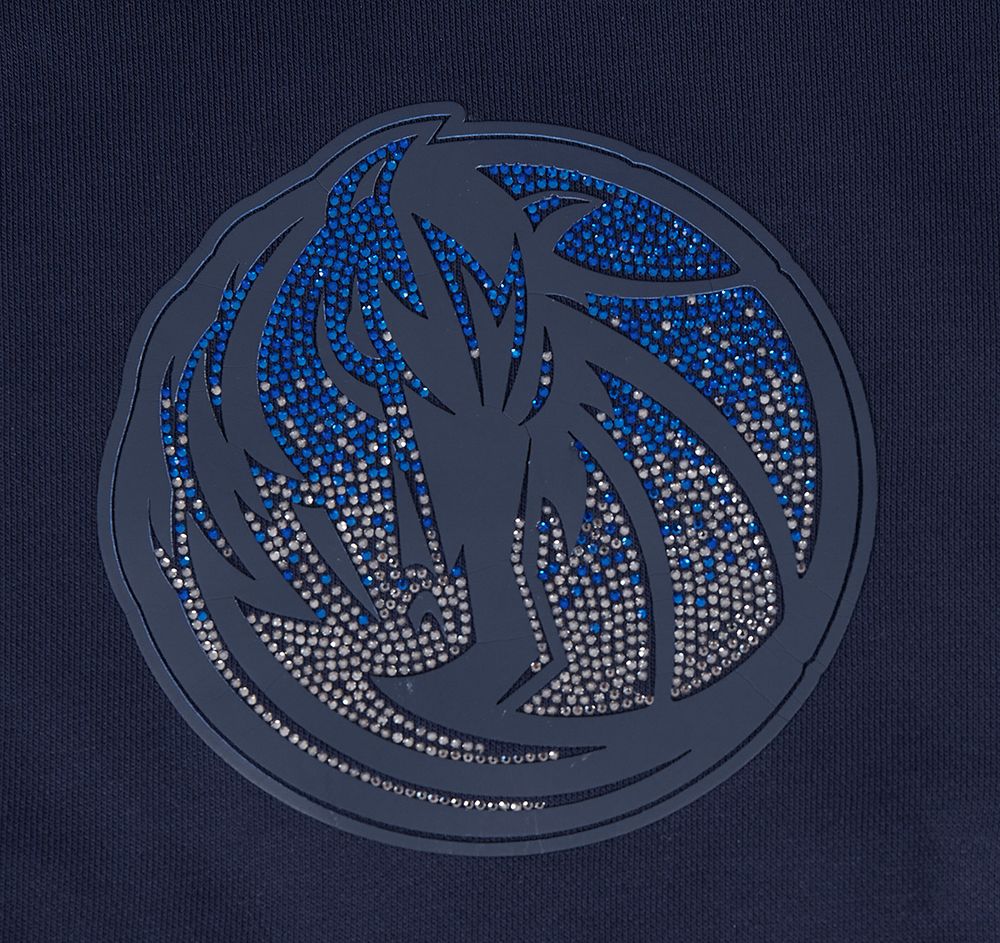 Pro Standard Women's Dallas Mavericks Jewel Cropped Pullover Hoodie product image