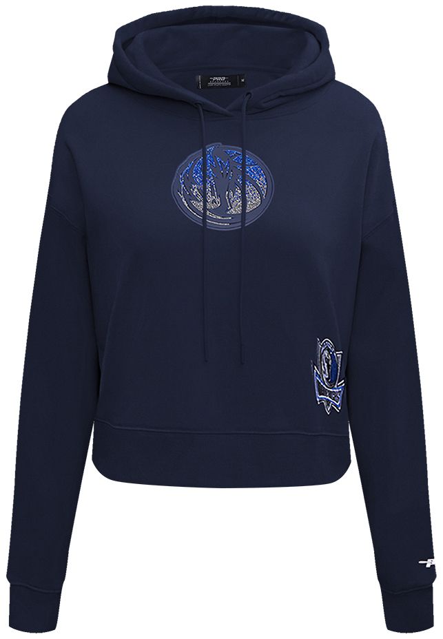 Pro Standard Women's Dallas Mavericks Jewel Cropped Pullover Hoodie product image