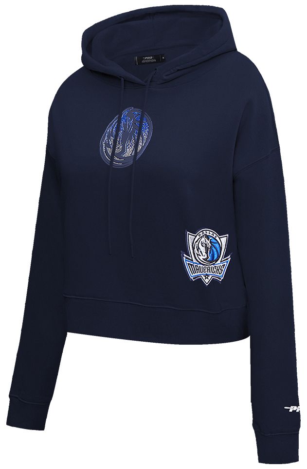 Pro Standard Women's Dallas Mavericks Jewel Cropped Pullover Hoodie product image