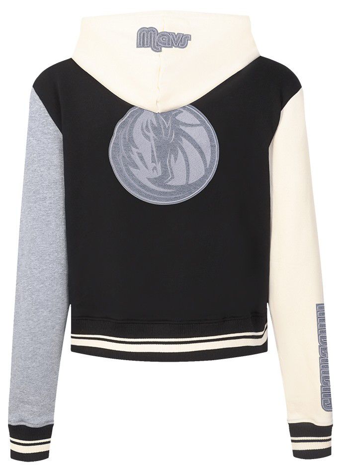 Pro Standard Women's Dallas Mavericks Black Reverse French Terry Pullover Hoodie product image
