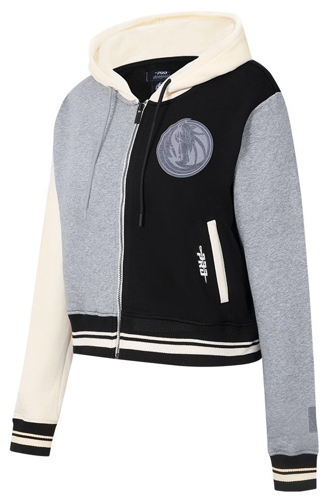 Pro Standard Women's Dallas Mavericks Black Reverse French Terry Pullover Hoodie product image