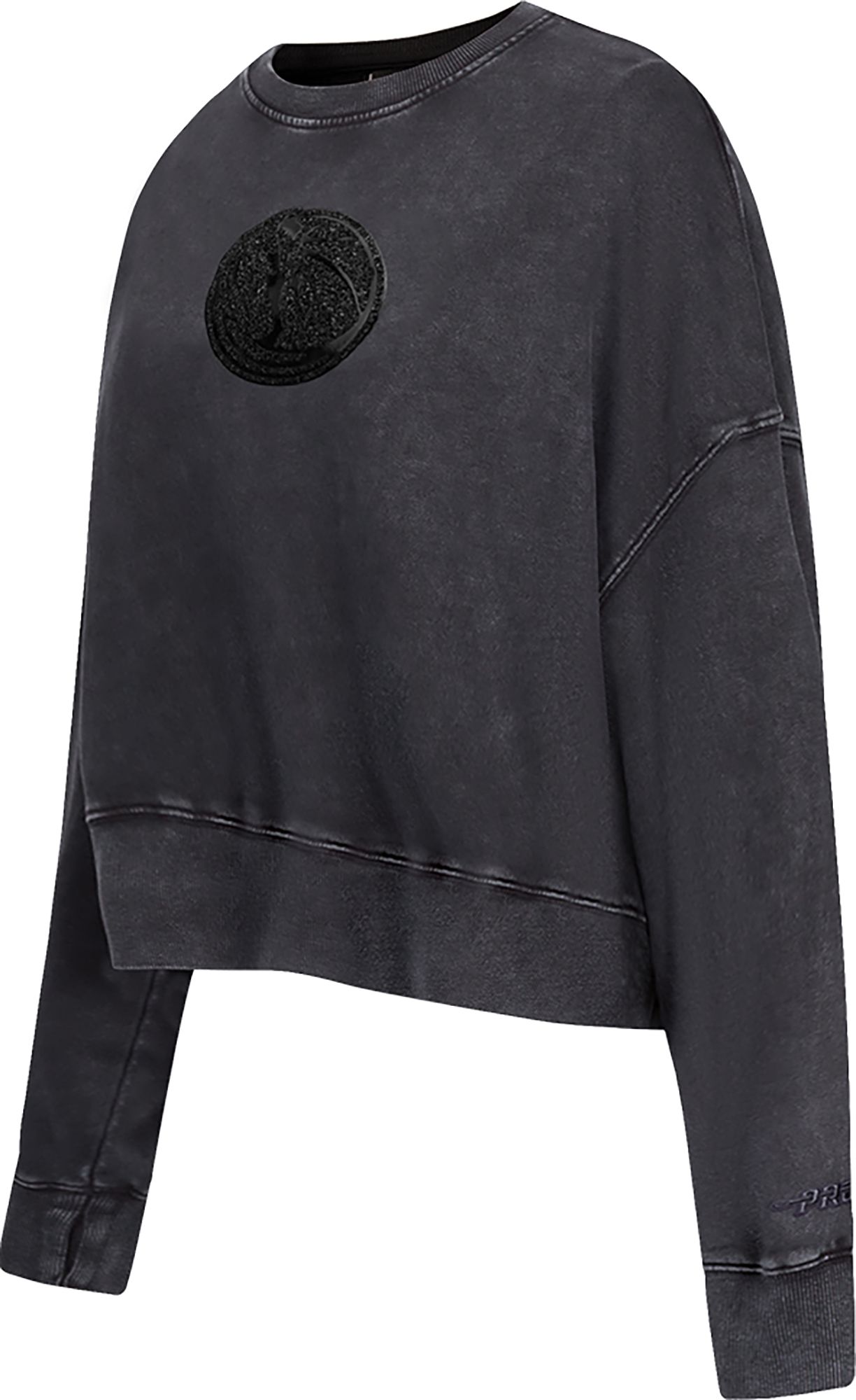 Pro Standard Women's Dallas Mavericks Black Crystalline Crew Pullover Sweatshirt product image