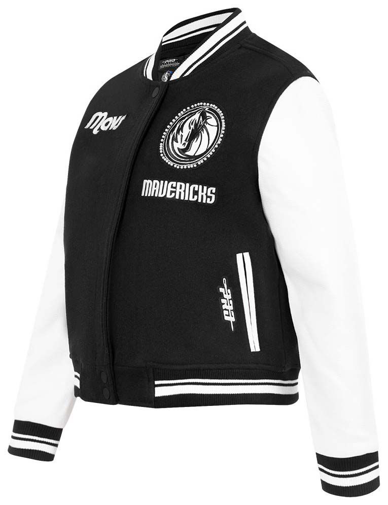 Pro Standard Women's Dallas Mavericks Pearly Varsity Jacket product image