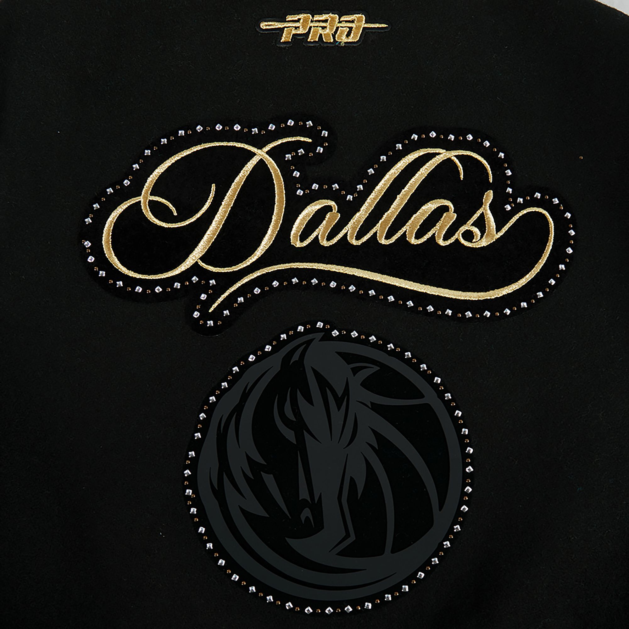 Pro Standard Women's Dallas Mavericks Black Renegade Wool Jacket product image
