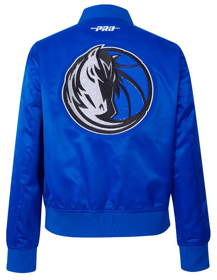 Pro Standard Women's Dallas Mavericks Blue Game Day Classics Satin Jacket product image