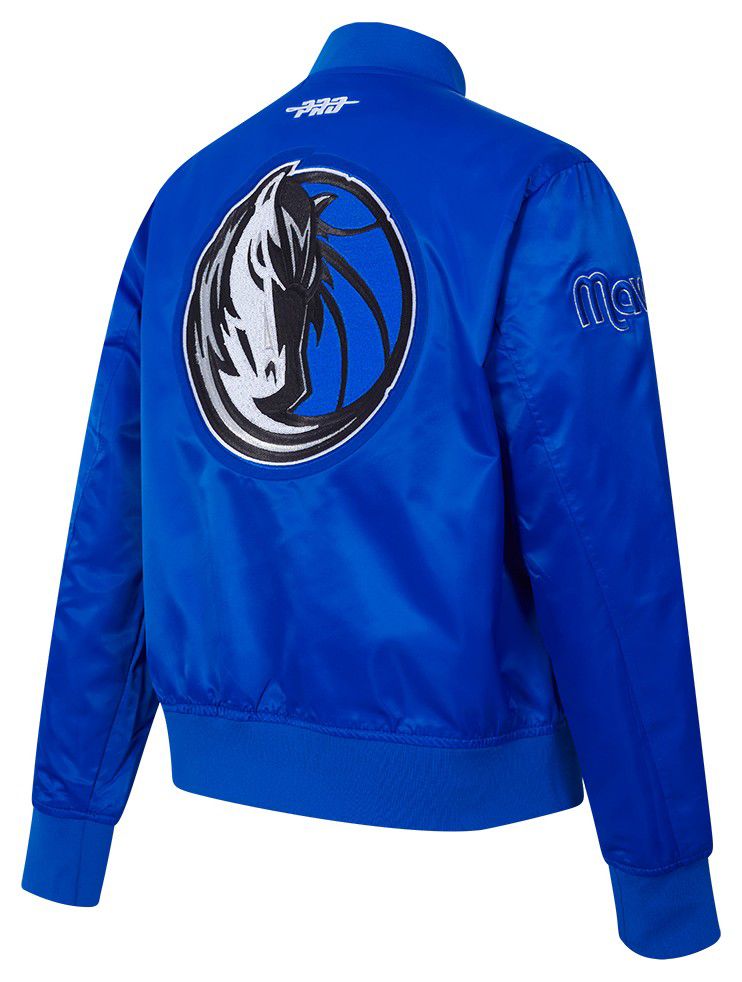 Pro Standard Women's Dallas Mavericks Blue Game Day Classics Satin Jacket product image