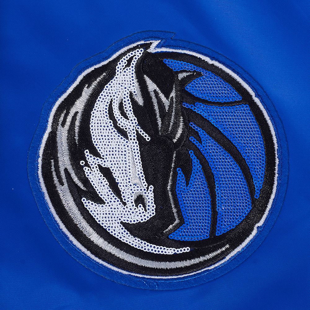Pro Standard Women's Dallas Mavericks Blue Game Day Classics Satin Jacket product image