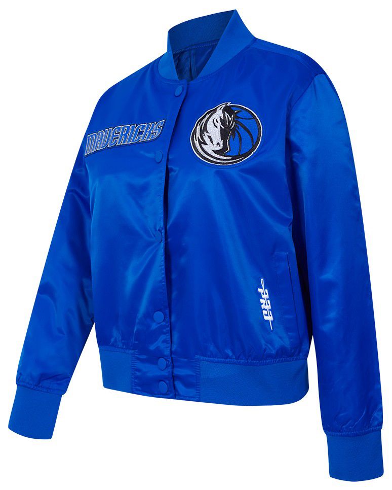 Pro Standard Women's Dallas Mavericks Blue Game Day Classics Satin Jacket product image