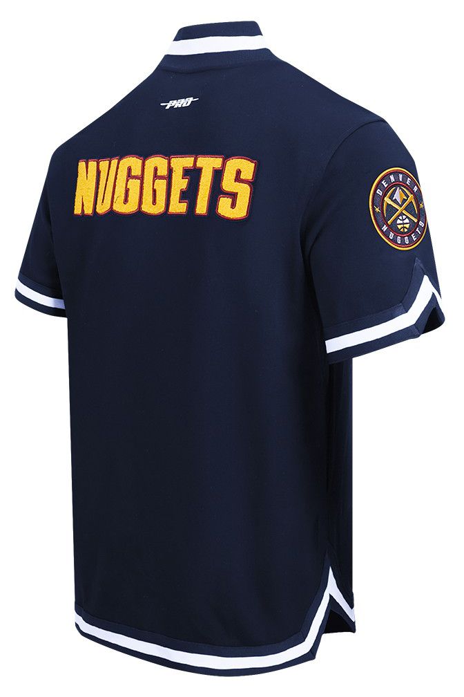 Pro Standard Men's Denver Nuggets Navy Classic Warm Up Jacket product image