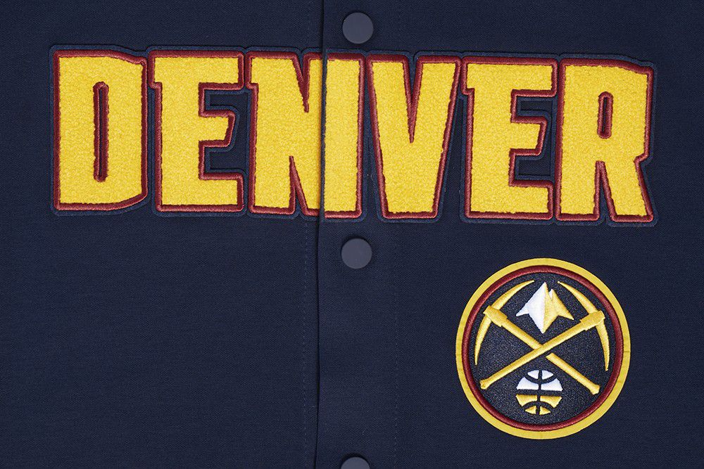 Pro Standard Men's Denver Nuggets Navy Classic Warm Up Jacket product image