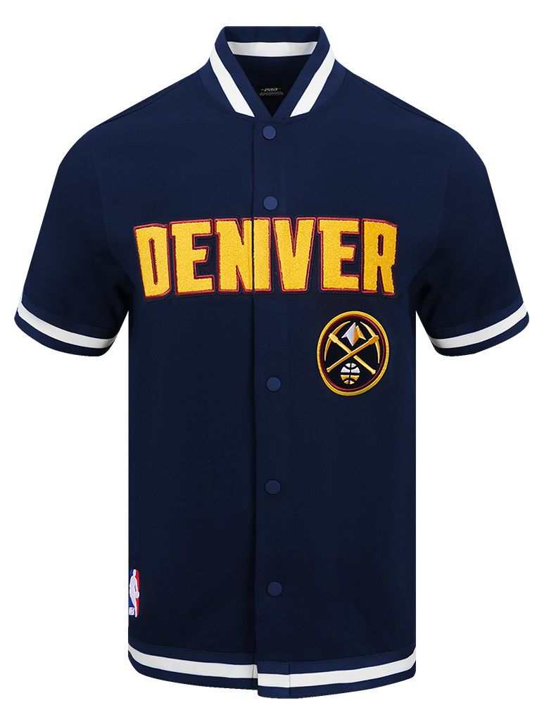 Pro Standard Men's Denver Nuggets Navy Classic Warm Up Jacket product image