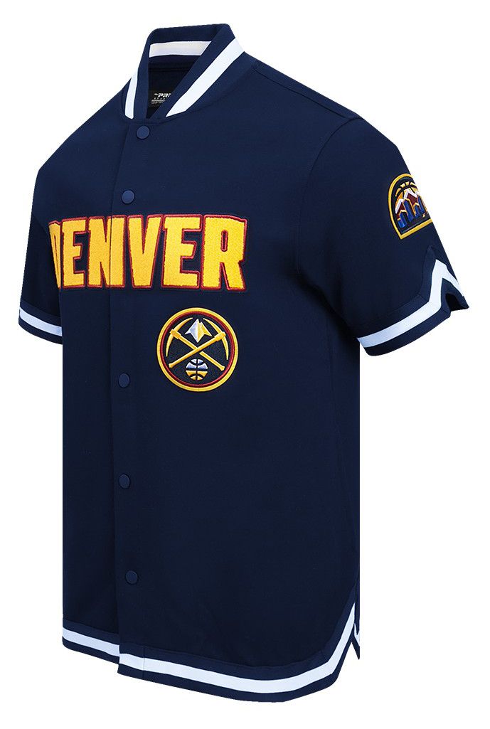Pro Standard Men's Denver Nuggets Navy Classic Warm Up Jacket product image