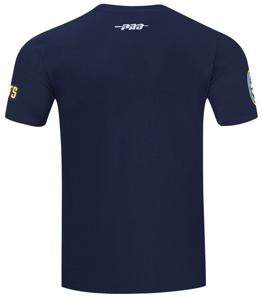 Pro Standard Men's Denver Nuggets Navy Mash Up Short Sleeve T-Shirt product image