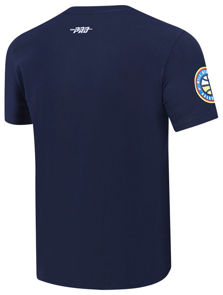 Pro Standard Men's Denver Nuggets Navy Mash Up Short Sleeve T-Shirt product image