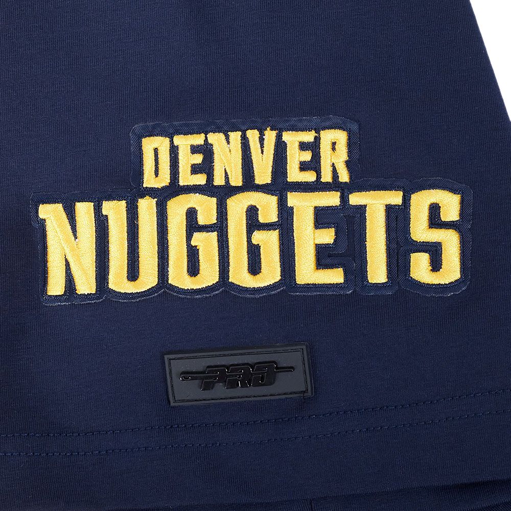 Pro Standard Men's Denver Nuggets Navy Mash Up Short Sleeve T-Shirt product image