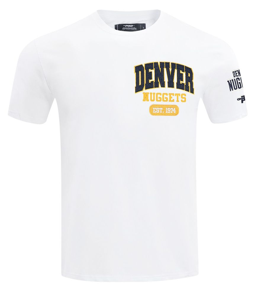 Pro Standard Men's Denver Nuggets White City Arch T-Shirt product image