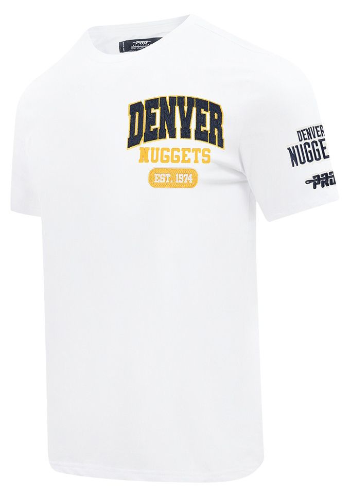 Pro Standard Men's Denver Nuggets White City Arch T-Shirt product image