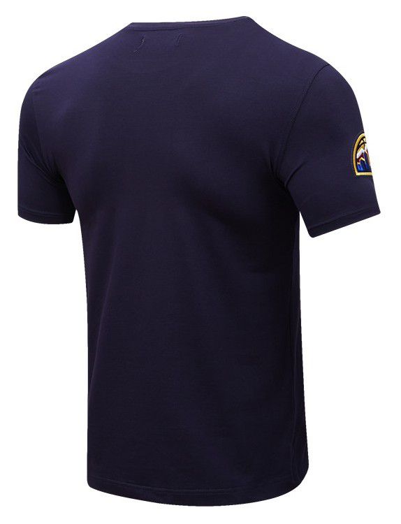 Pro Standard Men's Denver Nuggets Navy Classic Chenille T-Shirt product image