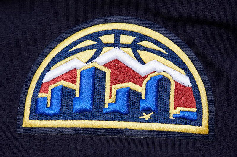Pro Standard Men's Denver Nuggets Navy Classic Chenille T-Shirt product image