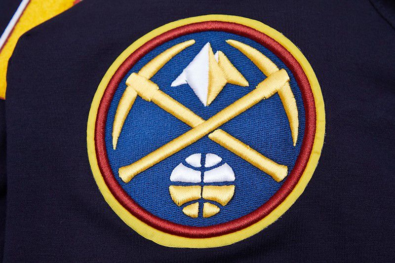 Pro Standard Men's Denver Nuggets Navy Classic Chenille T-Shirt product image