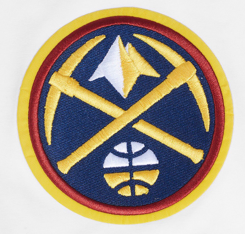 Pro Standard Men's Denver Nuggets White Classic Chenille T-Shirt product image