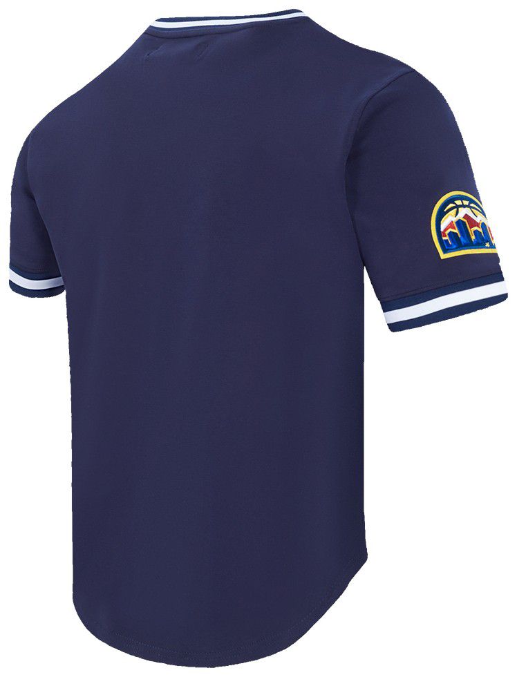 Pro Standard Men's Denver Nuggets Navy Classic Chenille T-Shirt product image